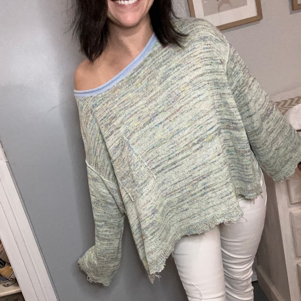 Free people cropped sweater